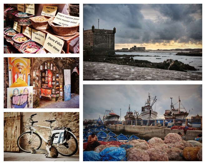 sights... sounds... smells... the city SCENE. The streets of Essaouria.